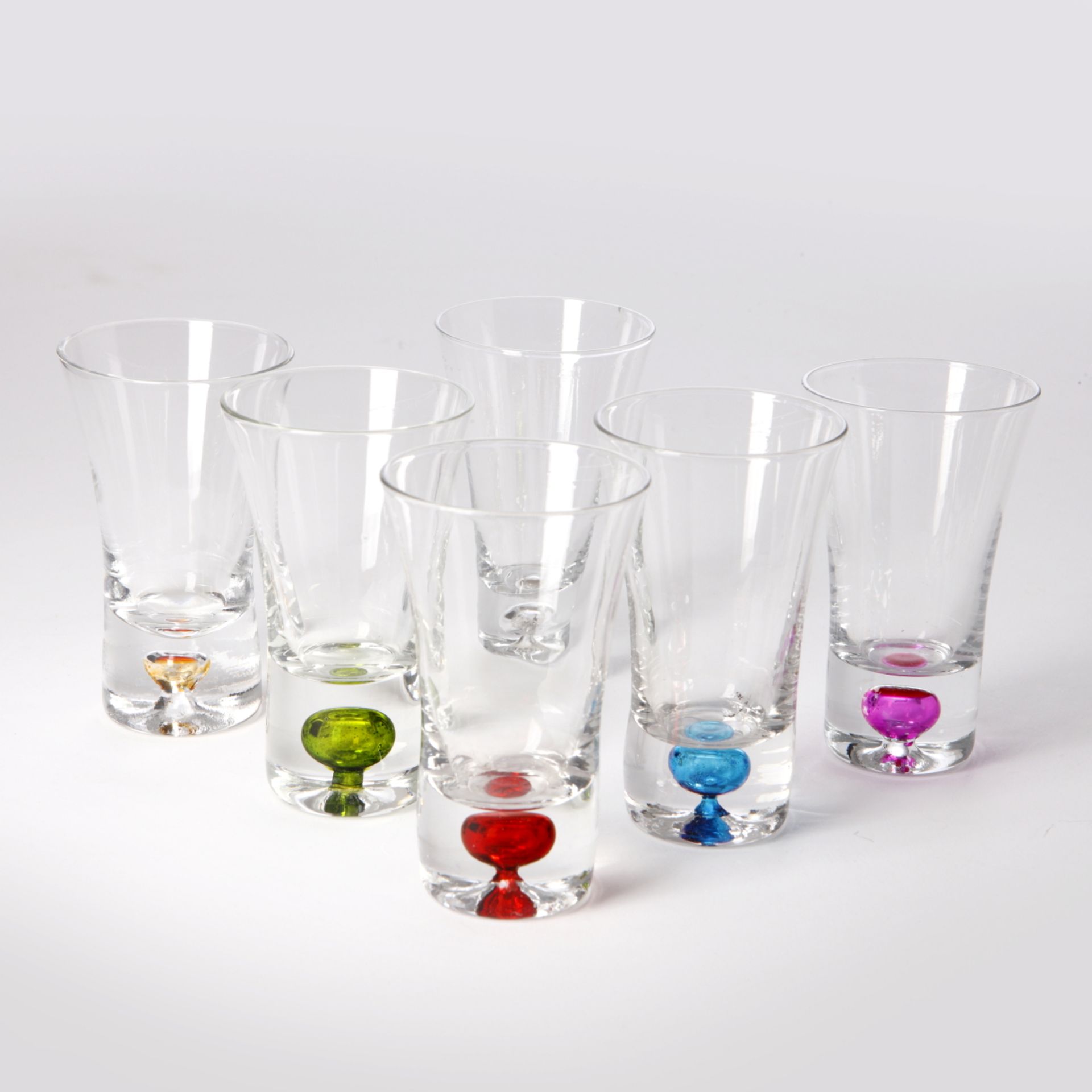 Shot Glasses x228 Glass Coloured Shot Glasses. Perfect For Clubs, Pubs, Bars.