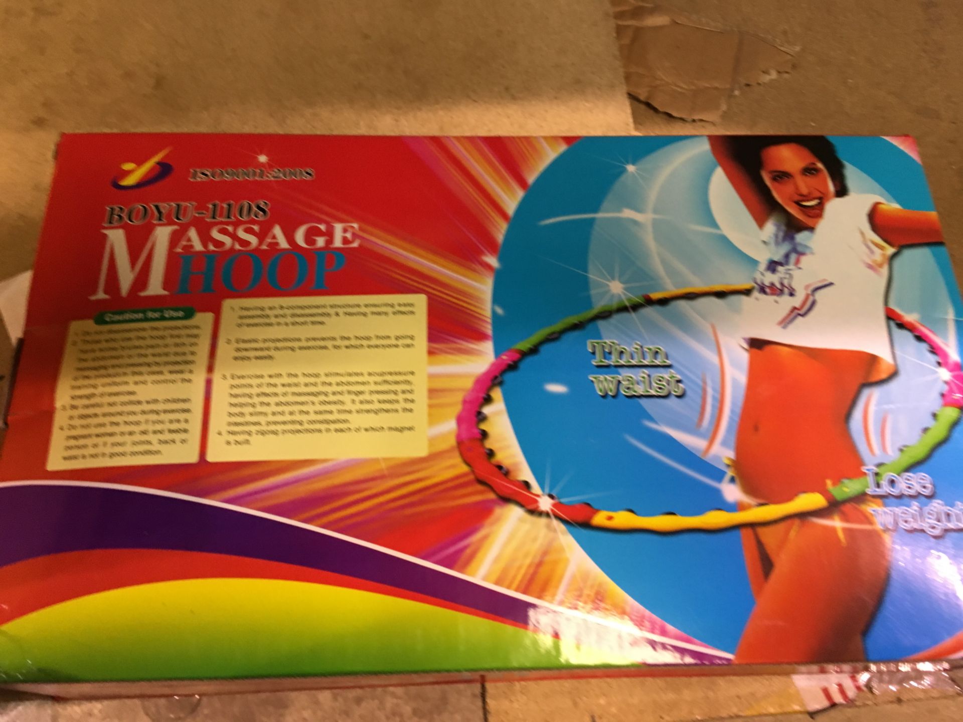 High Resale Value. 60x Massage Hula Hoops. Boxed in Retail Packing.