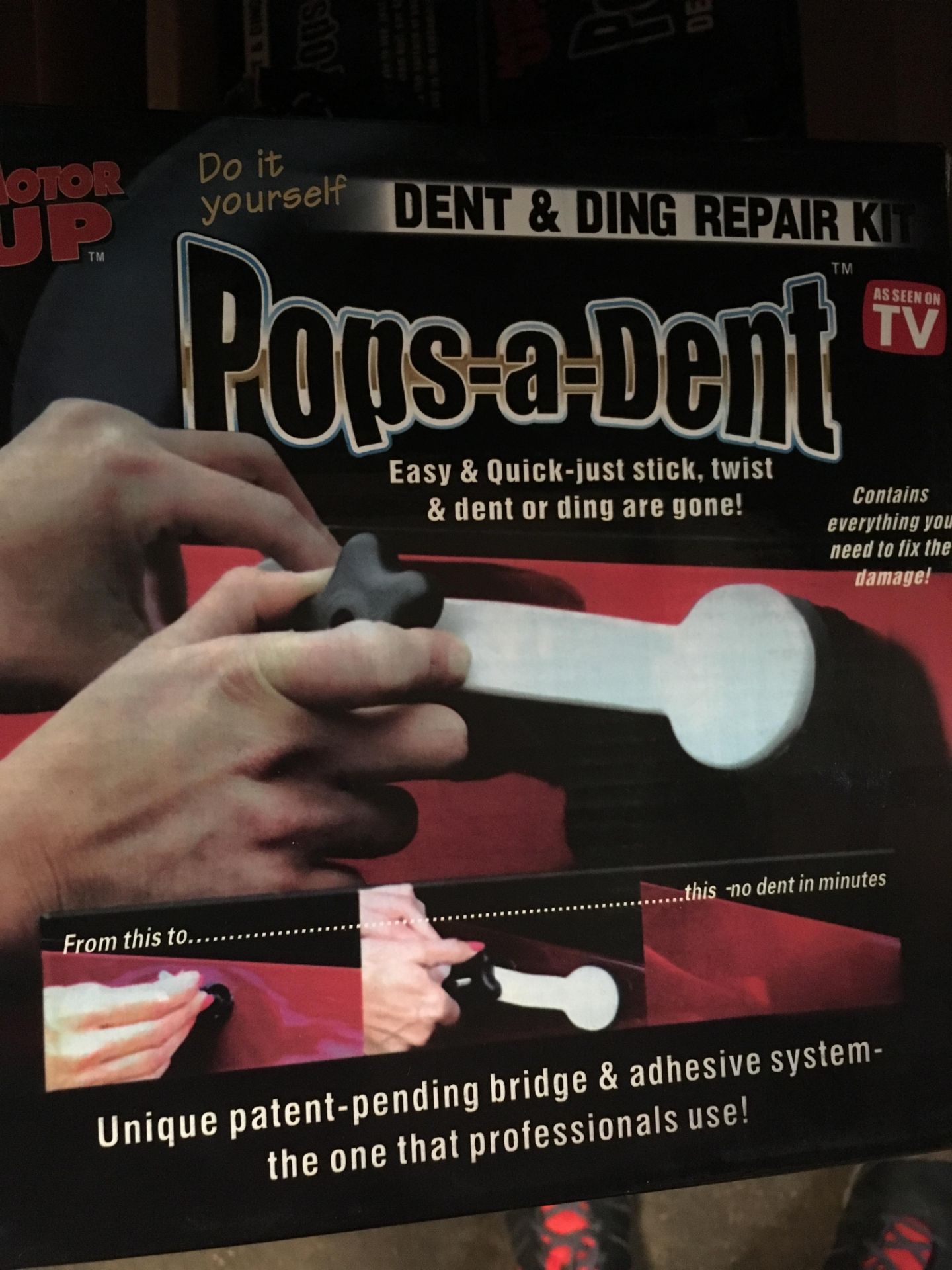 High Resale Value. 96 x Pops a dent. Dent and Ding Repair kit. Individually boxed.