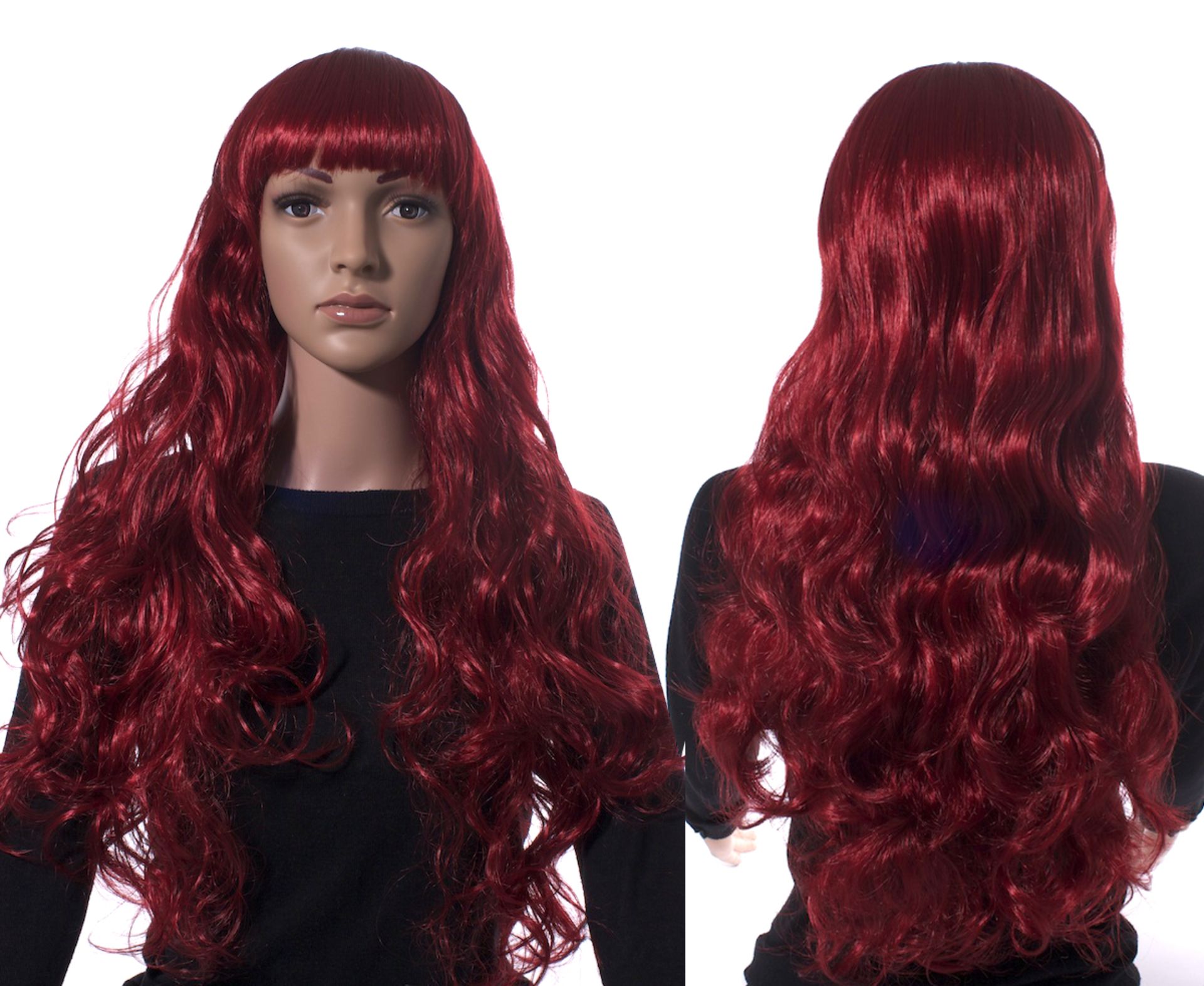 High Resale Value. 134 x High Quality Wigs. Blonde, Red and black. Straight Wavy and Curly. All in - Image 4 of 7