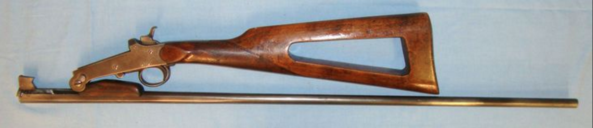 Early 1900's Belgian Liege Poacher's .410 Bore, Single Barrel, External Hammer, Folding Shotgun - Image 3 of 3