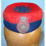 Victorian Royal Fusiliers Officer’s Uniform Pill Box Hat With Regimental Badge By White London