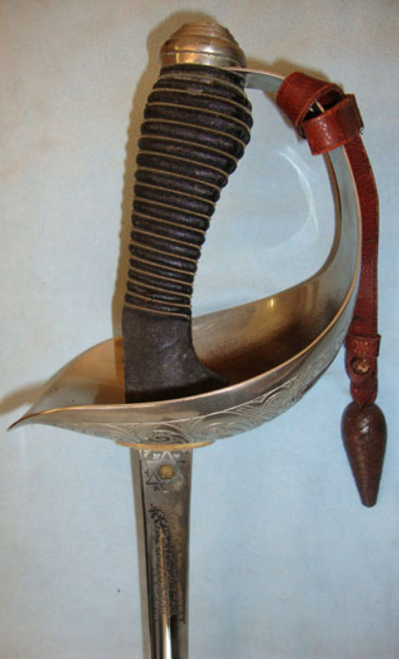 Inter War / WW2 Era 1912 Pattern British Officer's Cavalry Sword With Kings Crown - Image 3 of 3