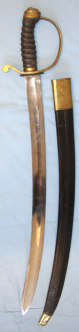 Victorian London Constabulary W. Parker Warranted Etched Police Hanger / Cutlass with Scabbard. - Image 3 of 3