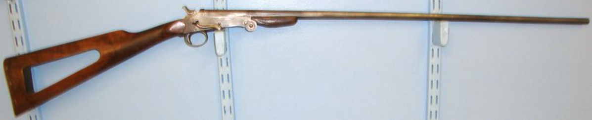 Early 1900's Belgian Liege Poacher's .410 Bore, Single Barrel, External Hammer, Folding Shotgun