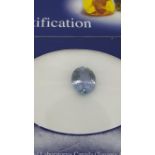 3.00 ct Natural loose Certified Tanzanite