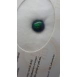 2.01 ct Natural Loose Certified Black Opal with play of colour