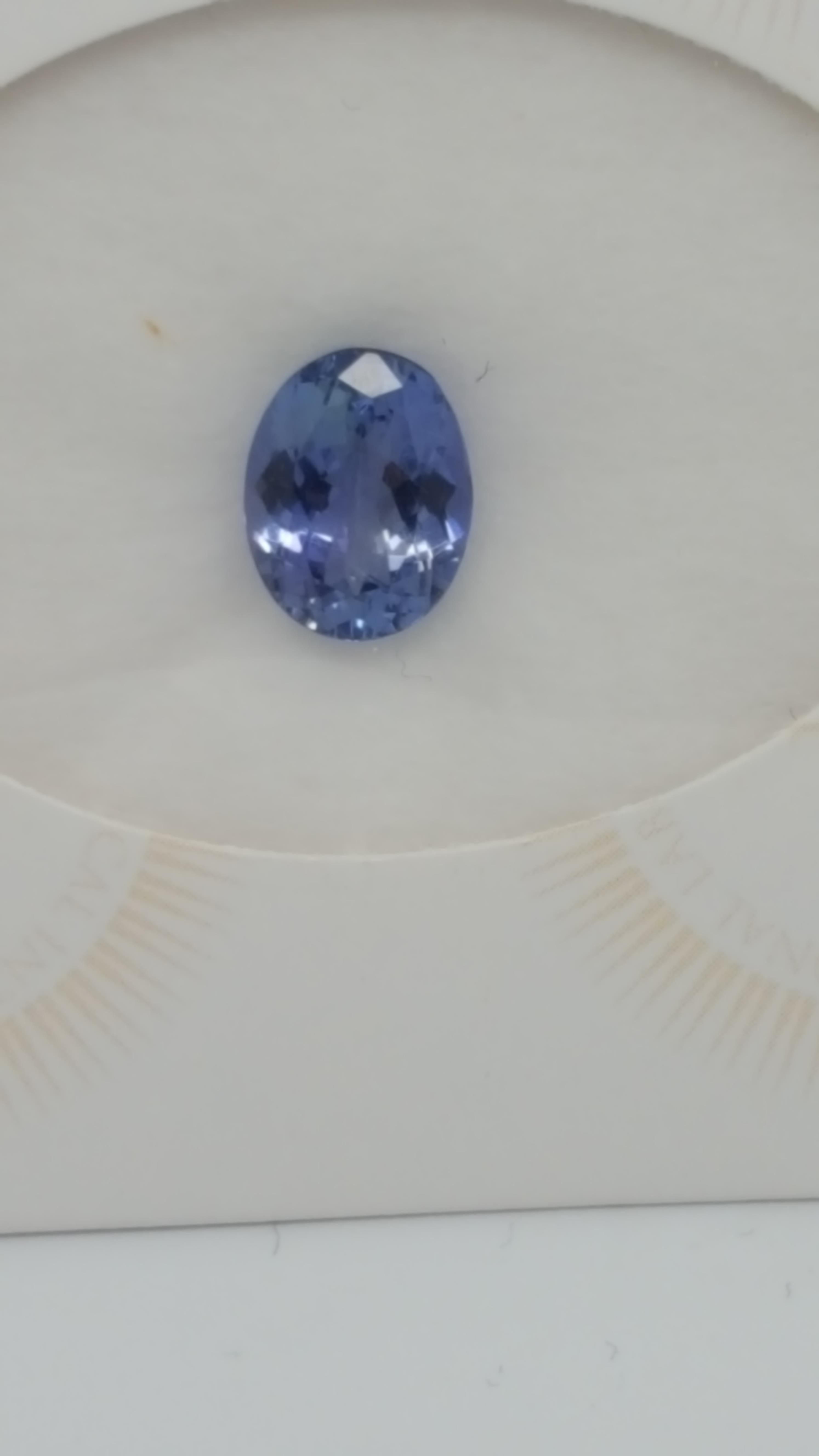 3.16 ct Natural Loose Certified Tanzanite