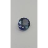 4.31 ct natural loose certified tanzanite