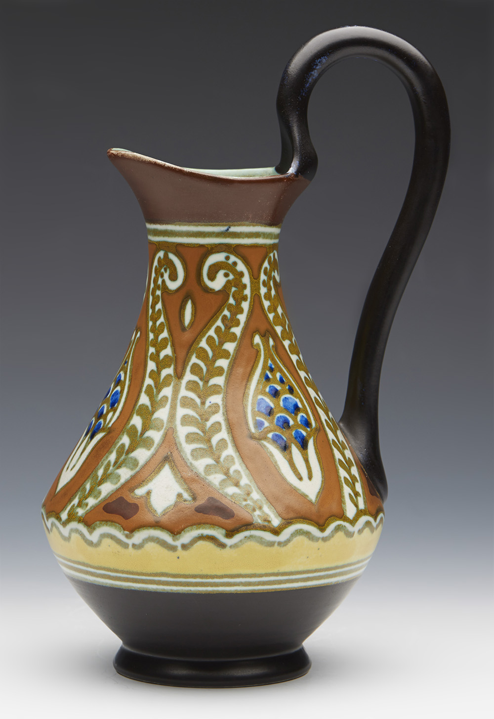 ART DECO DUTCH GOUDA PLATO DESIGN ART POTTERY JUG 1920ÕS - Image 7 of 11