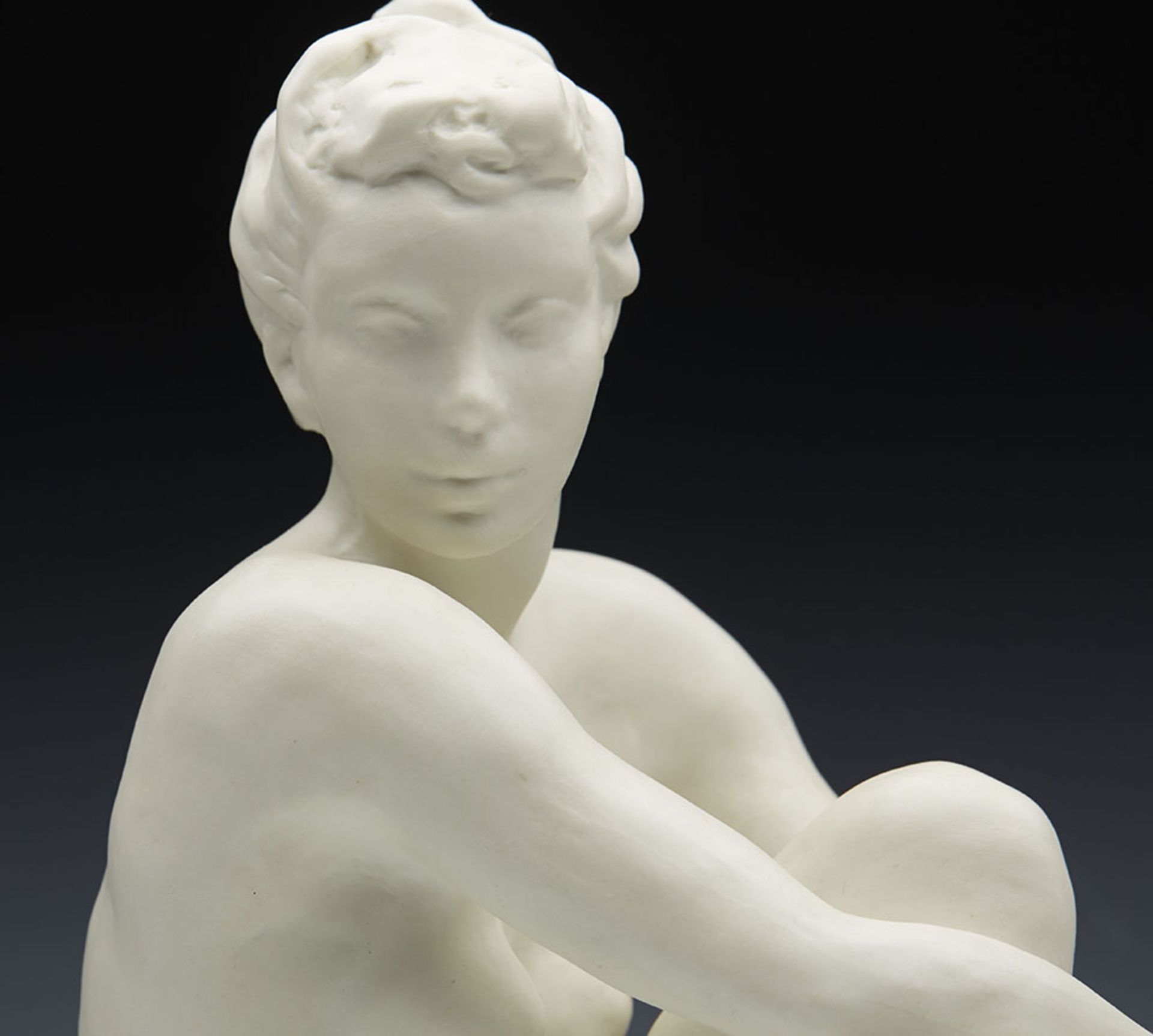 VINTAGE ROSENTHAL SEATED NUDE BY FRIEDRICH GRONAU c.1947 - Image 2 of 9