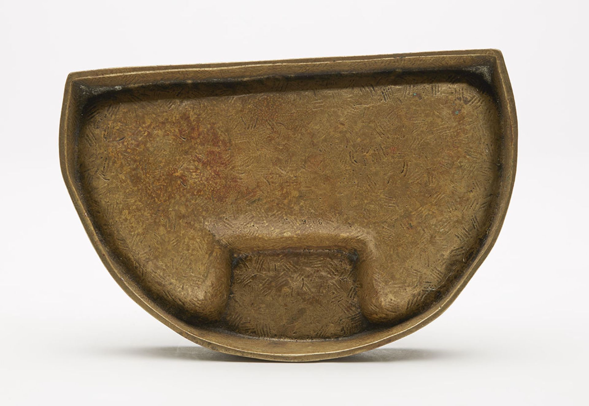 AUSTRIAN ART NOUVEAU BRONZE BULLDOG CARD TRAY c.1900 - Image 4 of 7