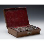 ANTIQUE WILSON & GILL SILVER MOUNTED GROOMING SET c.1909