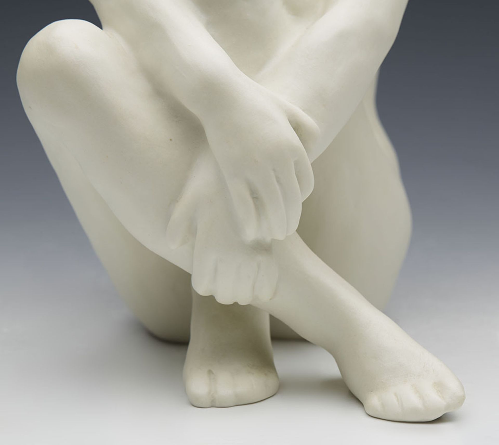 VINTAGE ROSENTHAL SEATED NUDE BY FRIEDRICH GRONAU c.1947 - Image 5 of 9