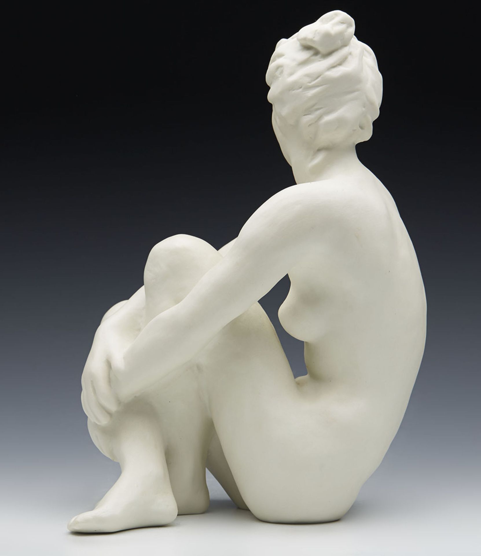 VINTAGE ROSENTHAL SEATED NUDE BY FRIEDRICH GRONAU c.1947 - Image 7 of 9