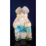 VINTAGE BAROMETER FIGURINE TOBY JUG This is an unusual vintage barometer figurine in the form of a