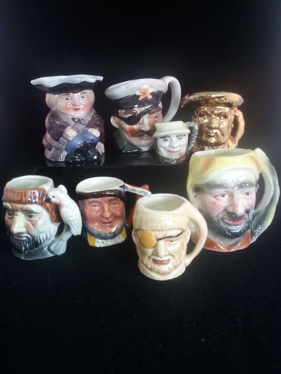 A COLLECTION OF TOBY JUGS (8). To include Sandland Ware and Lowther Pottery amongst others. All in