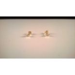 BRAND NEW ADORABLE 9CT GOLD OVAL CZ EARRINGS This is a brand new pair of very attractive 9ct gold