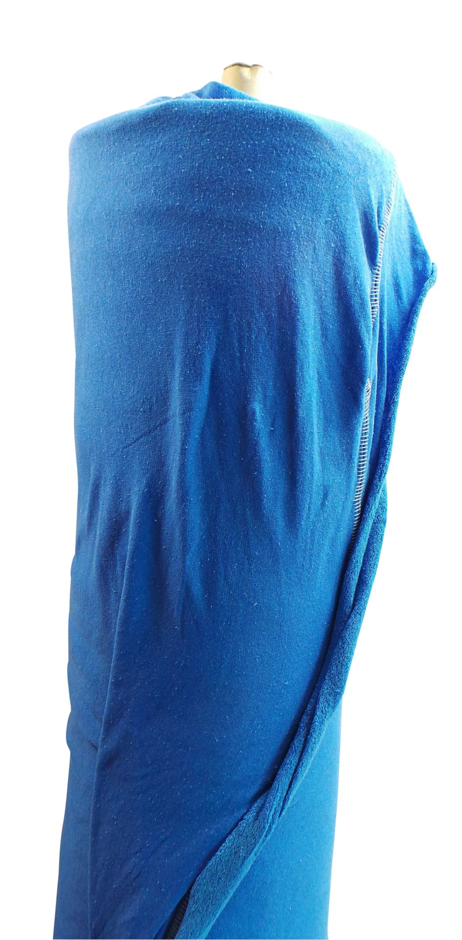 One Off Joblot of 60 Square Metres of Royal Blue Stretch Terry Towelling Fabrics - Image 4 of 5