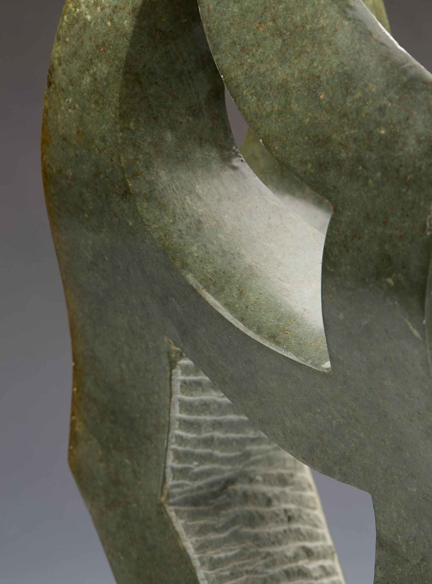 African Abstract Form Opalstone Sculpture By Lincoln Muteta 20Th C. - Image 7 of 8