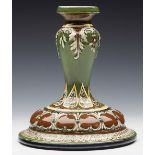 Art Noveau Royal Bonn Old Dutch Candlestick C.1900