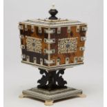 Anglo-Indian Ivory & Tortoiseshell Casket 19Th C.