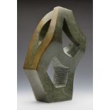 African Abstract Form Opalstone Sculpture By Lincoln Muteta 20Th C.