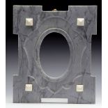 ANTIQUE GOTHIC REVIVAL PUGIN MARBLE FRAME 19TH C.