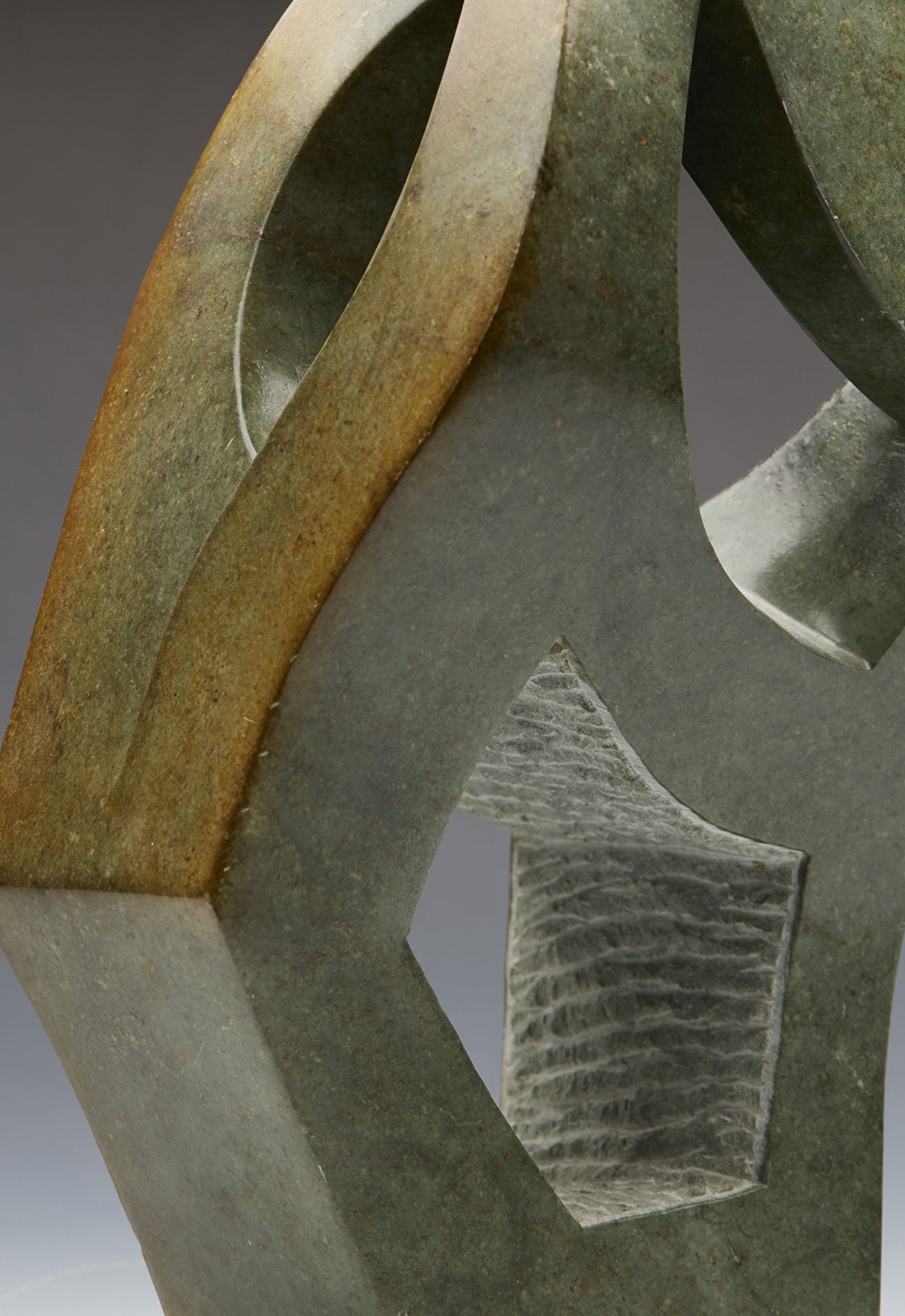 African Abstract Form Opalstone Sculpture By Lincoln Muteta 20Th C. - Image 4 of 8