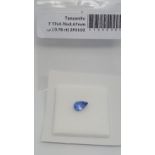 0.78 ct natural loose tanzanite