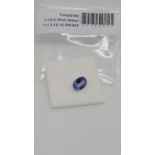 1.16 ct natural loose tanzanite