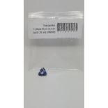 1.21 ct natural loose tanzanite