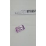 4.11 ct natural loose kunzite