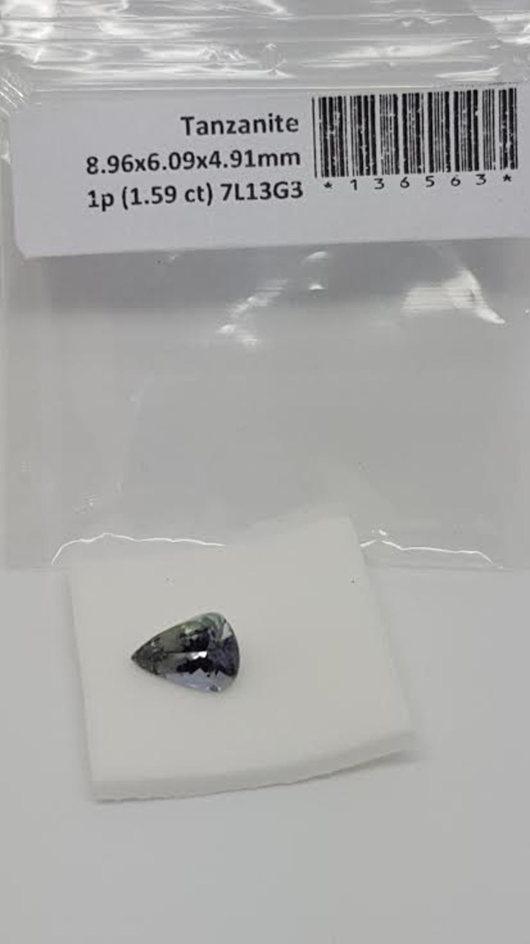 1.59 ct natural loose tanzanite