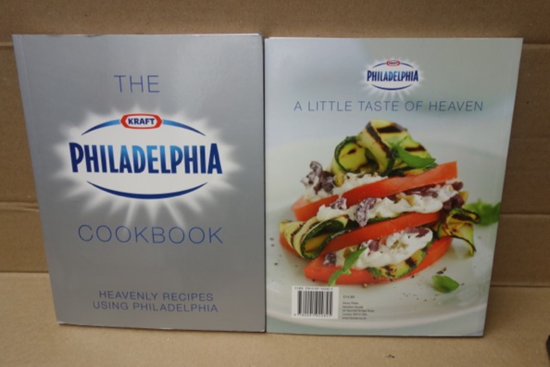 104 x The Kraft Philadephia Cookbook. Heavenly Recipes Using Philadelphia. Price marked at £14.99