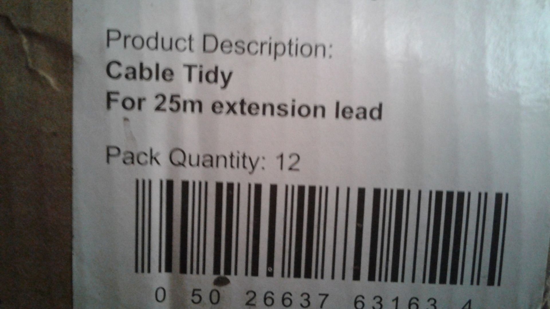 12pcs X Brand new unused 25 Metre cable tidy - 12 in carton - Image 2 of 2