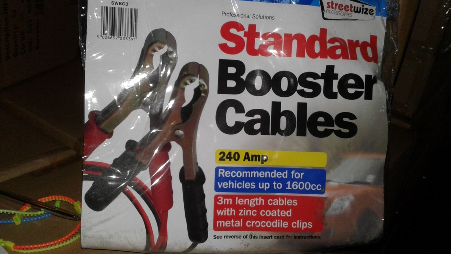 10 pcs x 240 Amp booster cables - brand new