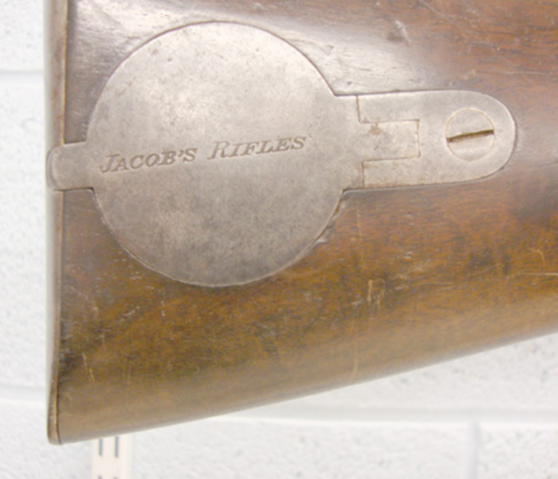 Rare, 1860 Dated Jacob Double Barrel Percussion Rifle, Swinburn & Co - Image 2 of 3