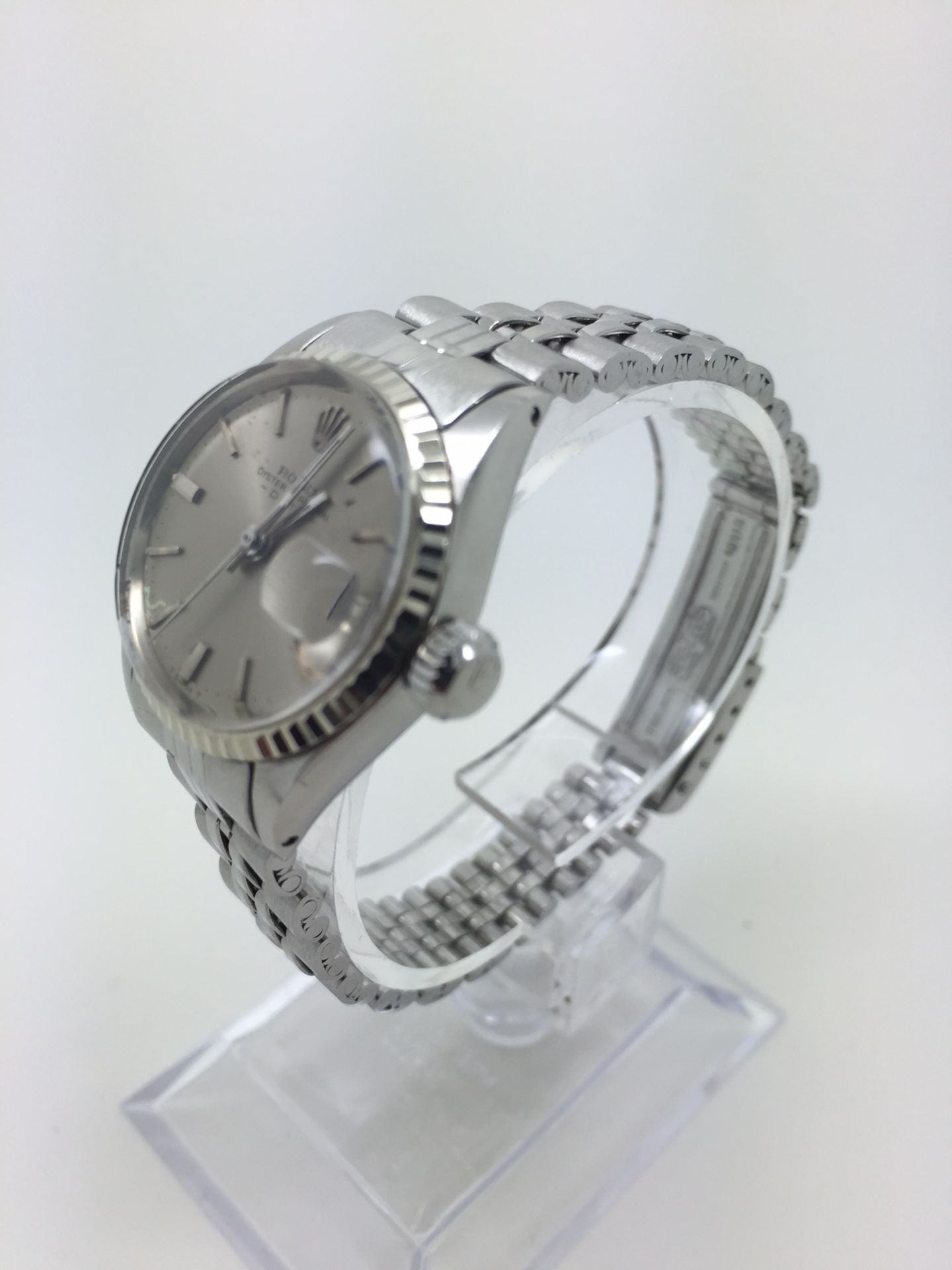 Rolex - A ladies Oyster Perpetual Date bracelet watch circa 1969. - Image 3 of 4