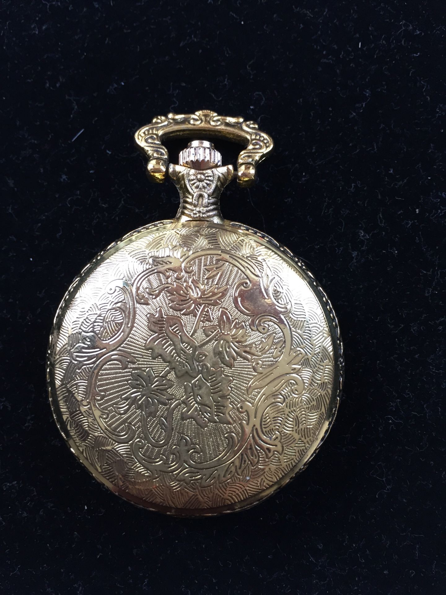 Ingersoll pocket watch. Hand-winding pocket watch with chain. Train pocket watch. - Image 6 of 7