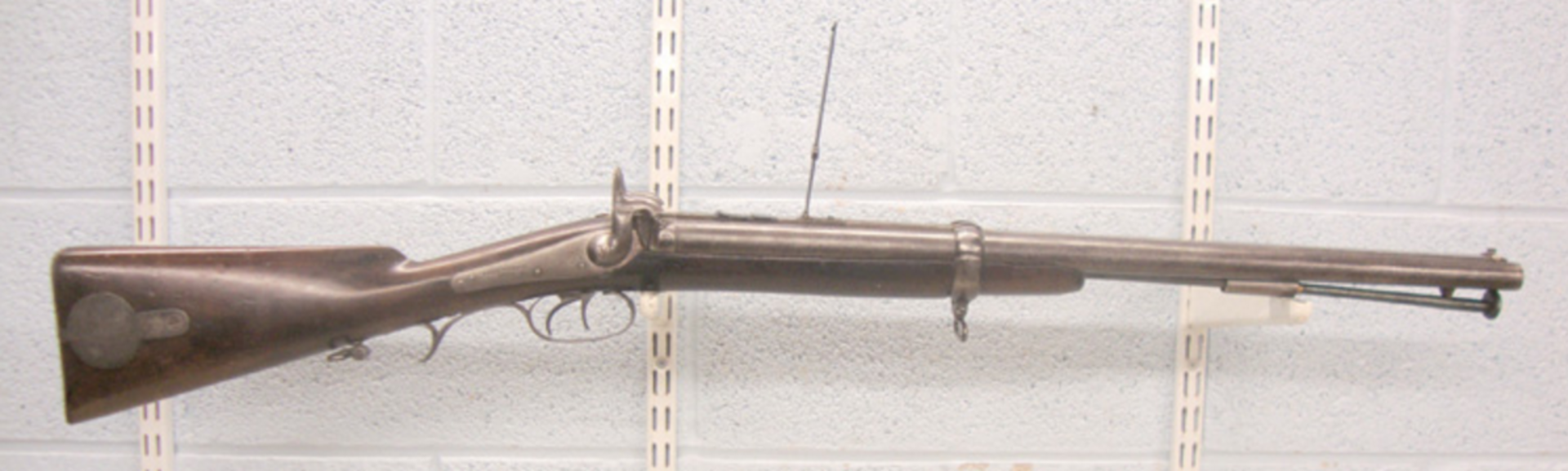 Rare, 1860 Dated Jacob Double Barrel Percussion Rifle, Swinburn & Co