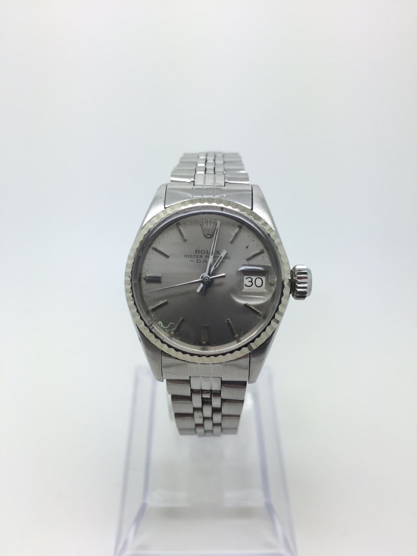 Rolex - A ladies Oyster Perpetual Date bracelet watch circa 1969.