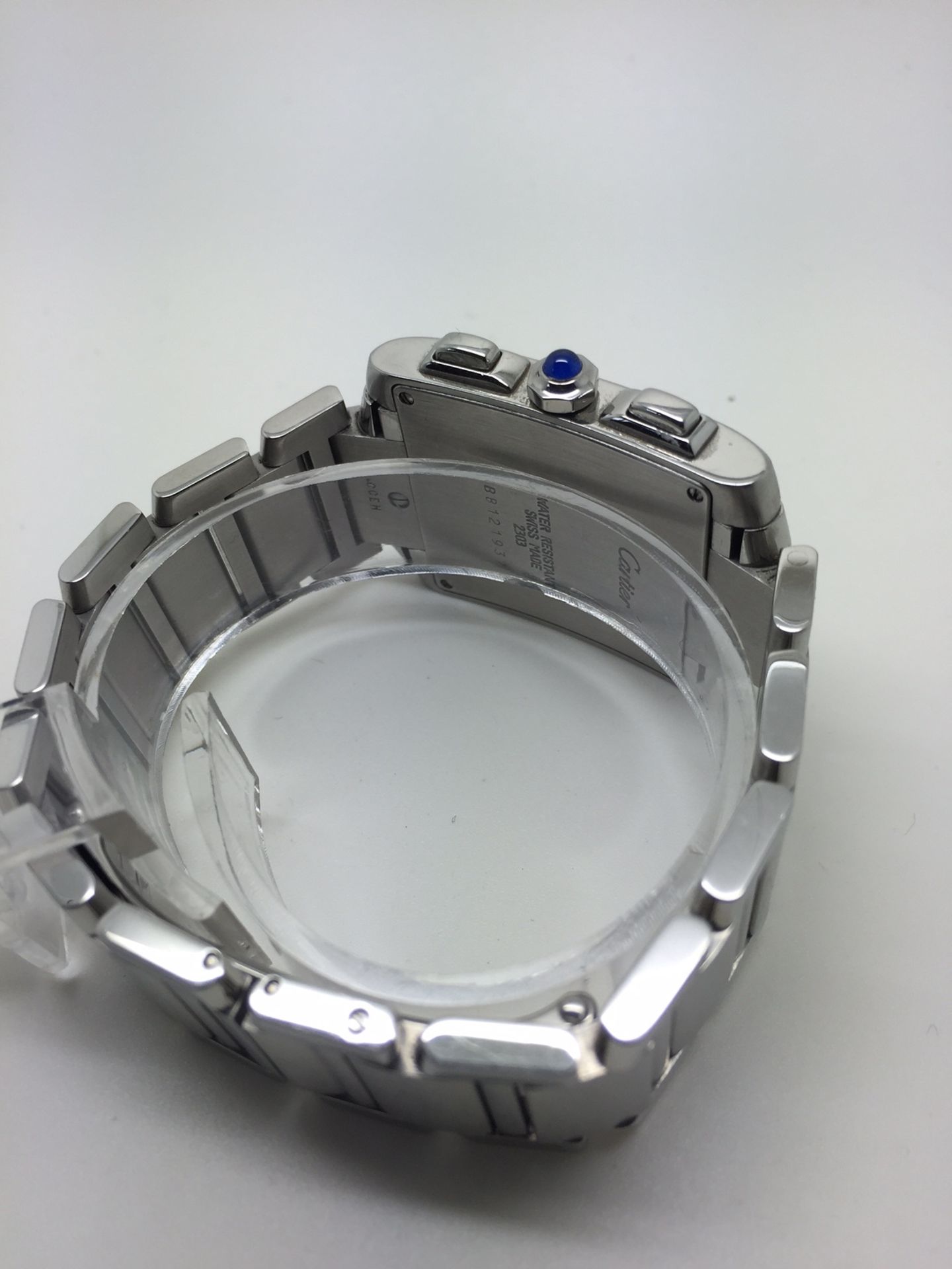 Cartier - Tank Francaise Chronoflex bracelet watch. Stainless steel case. - Image 4 of 4