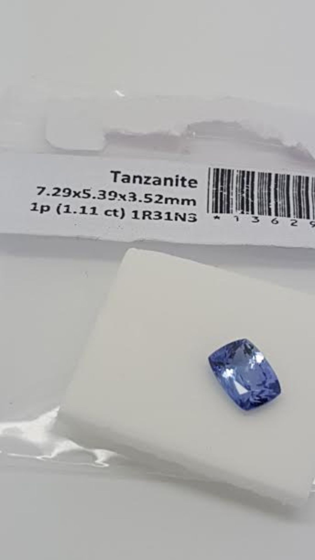 1.11 ct amazing natural loose tanzanite
