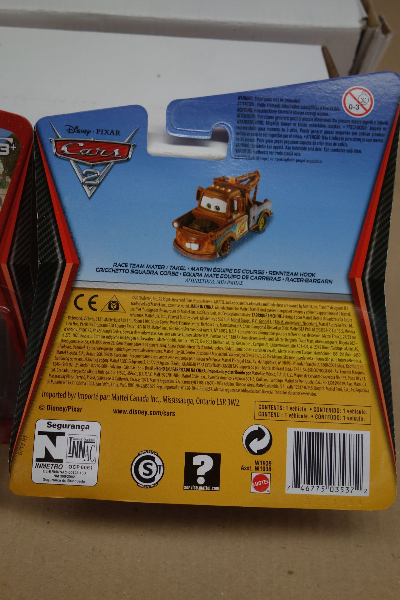 48 x Disney Pixar Cars 2 Race Team Mater Die Cast Truck. RRP £14.99 each, giving this lot a total - Image 2 of 2