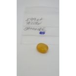 5.99 ct yellow sapphire