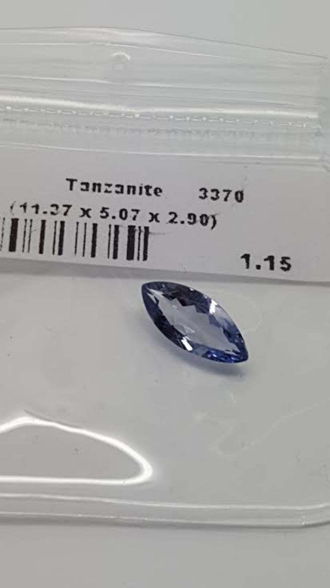 1.15 ct natural loose tanzanite