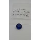 4.93 ct royal blue sapphire