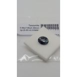 2.03 ct natural loose tanzanite