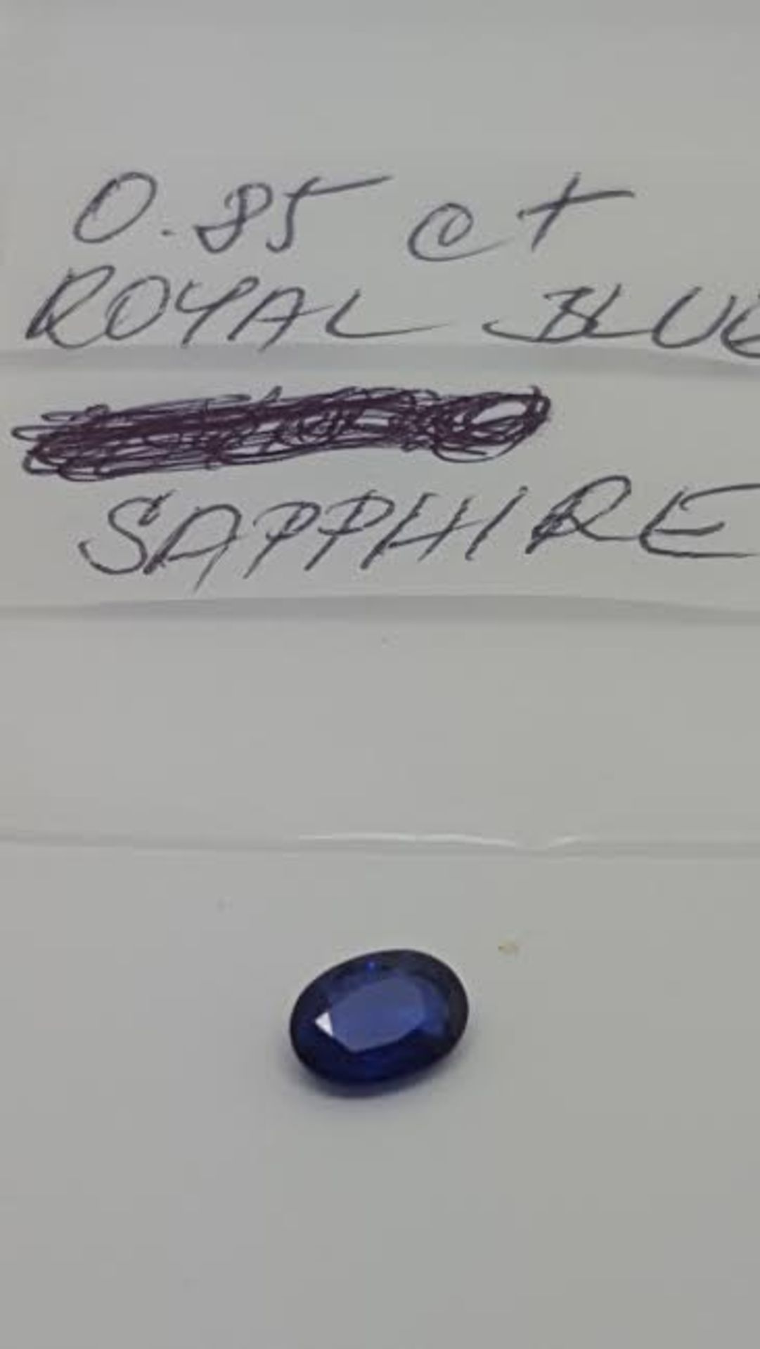0.15 ct royal blue sapphire